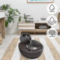 thumbnail image 3 of Cat Drinking Fountain, Silent Quiet Cat Water Dispenser Ceramic, Black, 3 of 3