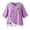 Purple, variant on Active Tops Women Blend Embroidered Mandarin Collar Three Quarter Sleeve Boho Blouse with Relaxed Fit for Casual Everyday Wear Purple 4XL