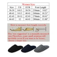 thumbnail image 3 of Women Indoor Outdoor Memory Foam Slippers Cozy Fuzzy House Flat Shoes Winter Warm Cotton House Shoe Slipper Lightweight Breathable Closed Toe Shoes, 3 of 8