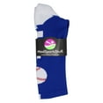 thumbnail image 2 of Baseball Logo Crew Socks (Royal/White, Large), 2 of 2