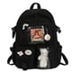 thumbnail image 1 of Mochila para niñas y mujeres Sunnimix con accesorios para secundaria ordenador portátil negro, 1 of 8