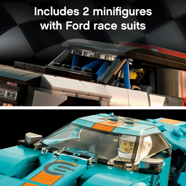 LEGO Ford GT Heritage Edition & Bronco R 76905 Race Car Sets (660 