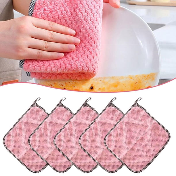 Cocina Para El Hogar Toallas Absorbentes De Cocina Sin Desprendimiento Con Cordón Toalla Limpia Para Platos Eigraketly HA044610-02