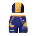 thumbnail image 1 of Swim Trunks for Men Elastic Waist Printed Quick Dry Beach Shorts 2 Pc Set, 1 of 4