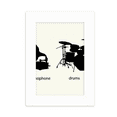 thumbnail image 1 of Song Music Drum Kit Energy Pattern Desktop Photo Frame Picture Display Decoration Art Painting, 1 of 3