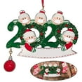 thumbnail image 1 of Moyic 2020 familia DIY nombre escrito a mano muñeca muñeco de nieve árbol de Navidad colgante adornos navideños adornos navideños para el hogar Kits de decoración para fiestas 4# Moyic HA000683-04B, 1 of 1
