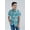Blue Woody Buzz, variant on Toy Story Little Boys' Short Sleeve Button-Down Shirt Navy Buzz Alien