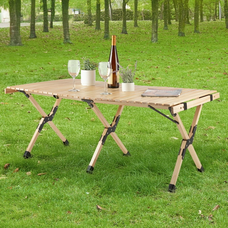 Wakeman Outdoors Portable Camping Table - 4ft Folding Table
