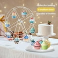 thumbnail image 2 of Ferris Wheel Cupcake Stand, 8 Cups Decorative Cupcake Holder, 360 Degree Rotatable Cupcake Display Stand, Metal Cupcake Stand, Dessert Serving Tray for Cupcake Candy Cookies Pastry Treats, 2 of 7