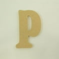 thumbnail image 3 of Package of 1, 18 Inch X 1/2" Thickness MDF Letter P in The Goudy Heavy Font, Thick, Upper Case for Art & Craft Project, Made in USA, 3 of 4
