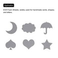 thumbnail image 6 of EVA Foam Sheets Dark Grey 10.8x8.4 Inch 1.5mm Thickness for Crafts DIY Pack of 2, 6 of 6