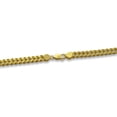 thumbnail image 3 of LoveBling 10k Yellow Gold 5mm Plain Hollow Franco Chain Necklace with Lobster Lock (22"), 3 of 5