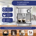 thumbnail image 4 of Cafetera Electrica 15 Bar Expresso Capuchino 1 taza Ola Casa OC-MCPEC, 4 of 5
