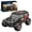 Red, variant on 1/10 Scale Brushless Off-Road RC Car, 2.4G 4WD High Speed Remote Control Monster Truck with powerful brushless 3650 motor, All Terrain Climbing Car Model for Adults