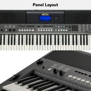 Yamaha PSR-I400 61-Key Portable Keyboard, Metallic Dark Grey