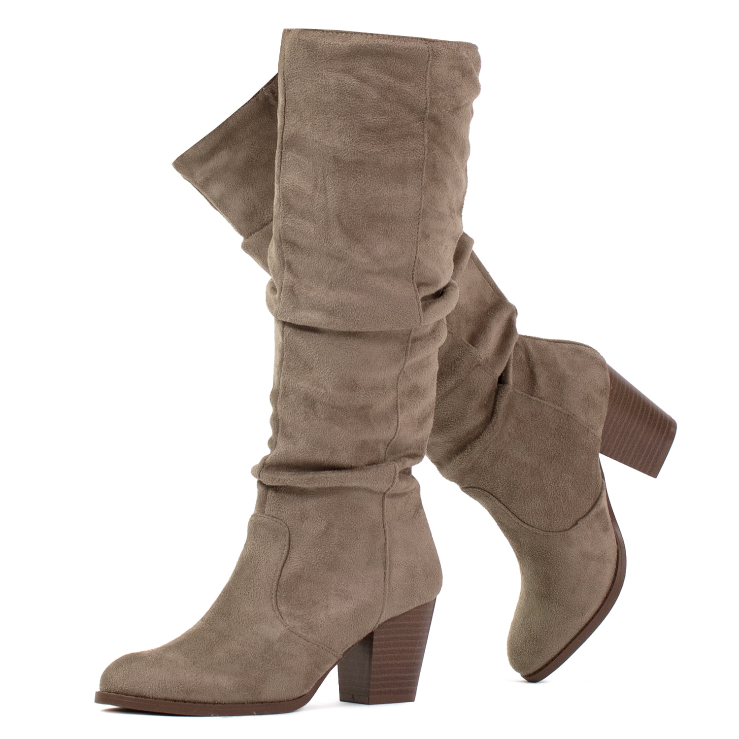 knee high boots no zipper