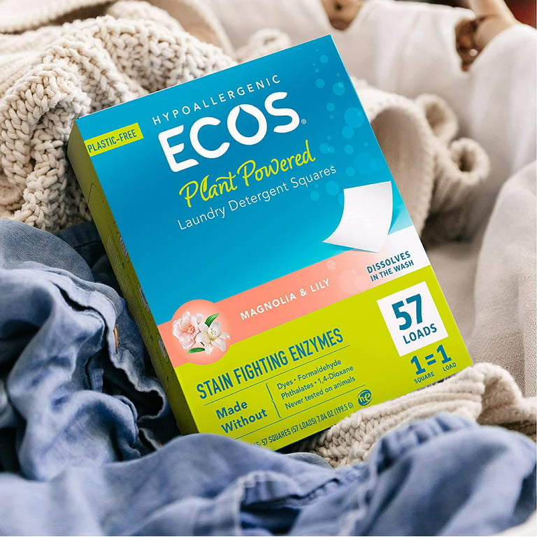 Ecos Magnolia & Lily Liquidless Laundry Detergent 50 Count