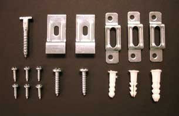 Framer Supply Complete T-Lock Security Hanger Set for Wood & Metal Frames, 20 Sets + 1 Wrench