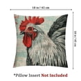 thumbnail image 4 of nygtbtfer Farm Throw Pillow Covers with Welcome Quote Decorative Pillow Case Poultry Linen Cushion Cover for Sofa Couch Home Decor White, 4 of 7