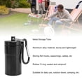 thumbnail image 4 of Small Storage Tube, Sturdy and Lasting Aluminum Alloy Lightweight Design Keychain Container Whistle Rope  for Travel for Hooks Cables Seasonings Black,Red,Silver, 4 of 7