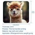 thumbnail image 5 of Alpaca Gaming Mouse Pad Desk Mat, Square 8.3x9.8 Inch Non-Slip Rubber Bottom Printed Design for Office and Gaming, 5 of 6