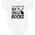thumbnail image 3 of Inktastic For the Record, My Uncle Rocks Boys or Girls Baby Bodysuit, 3 of 5