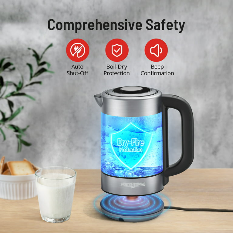 Beautiful 1.7L One-Touch Electric Kettle Touchscreen Display Keep Hot Mode