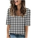 thumbnail image 1 of Camisetas Casuales de las Mujeres Impresas Manga Corta Cuello en V, Camiseta Ligera para Diario, Fiesta Y Primavera Verano, 1 of 5
