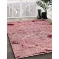 thumbnail image 2 of Ahgly Company Indoor Square Abstract Pastel Pink Patchwork Area Rugs, 7' Square, 2 of 6