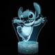 thumbnail image 5 of Disney Stitch-Luz Led de noche de dibujos animados para niños, lámpara 3D acrílica, decoración de dormitorio, lámpara de Lava de mesa, regalos de cumpleaños, 5 of 5
