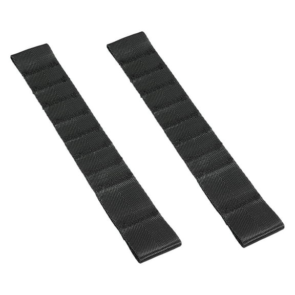 2pcs Black Front Rear Door Straps Adjustable Limiting Check Strap for Jeep Wrangler TJ JK JKU JL 2000-2018