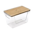thumbnail image 1 of Caja de almacenamiento multifuncional para el hogar, caja de cosméticos, soporte para bolsa de basura con apertura frontal grande para el lavadero del, 1 of 9
