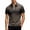 A246-Brown, variant on Kalauyu Zip Up Golf Shirts for Men Turn Down Collar Short Sleeve Shirts Gradient Print Top Lightweight Quick Dry Summer Tops