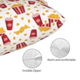 thumbnail image 3 of KLL Popcorn Pillow Covers Envelope Closure,Super Soft and Cozy Fuzzy Fleece Pillow Case Cover (No pillow core） 16"x24", 3 of 5