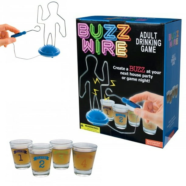 Buzz Wire Drinking Game Party Adult Novelty Shot Glasses