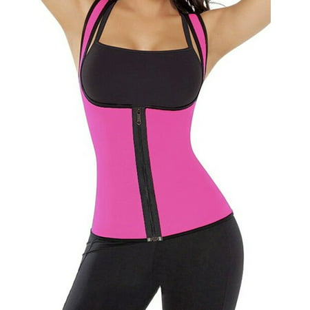 SAYFUT Women's Slimming Vest Hot Sweat Neoprene Shirt Body Shaper Tank Top Tummy Control Waist Trainer Fat Burner for Weight