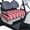 Valentine's Day-4, variant on Attractive Flowers Golf Cart Seat Protector 51 Inches by 31 Inches, Microfiber Cover for Front Bench Seat on Golf Carts and Off-Road Carts