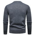 thumbnail image 5 of YueHuiYing Men's Slim Fit Crewneck Pullover Sweater Winter Casual Knit Comfort Heavy Long Sleeve Sweaters, 5 of 5