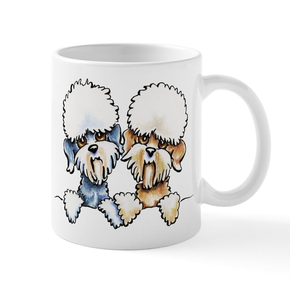 CafePress - A Dandie Pair Mugs - 11 oz Ceramic Mug - Novelty Coffee Tea Cup
