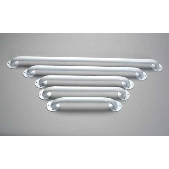 32" White Coated Grab Bars