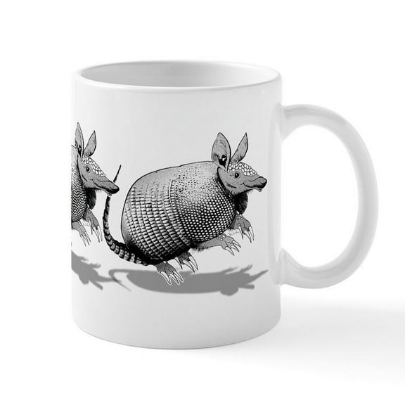 CafePress - Armadillo Mug - 11 oz Ceramic Mug - Novelty Coffee Tea Cup