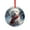 Pattern-4, variant on Watercolor Print Boy Skier Xmas Ornament Holiday Decor And Xmas Gifts Ideas Snowboarder with Board Round Ornament