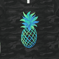 thumbnail image 4 of Inktastic Blue and Green Pineapple Women's T-Shirt, 4 of 5