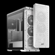 XPG Defender Mid-Tower Chassis | White ATX MESH Front Panel Efficient Airflow 3MM Tempered Glass PC Case| E-ATX CEB EEB Micro-ATX Mini-ITX | Dust Filter | Combo Drive Storage Bays