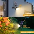 thumbnail image 3 of Foco solar APOMAO, 36 LED, 2200 mAh, resistente al agua, paquete de 4, 3 of 7