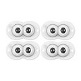 thumbnail image 1 of Rueda Giratoria de 360 Grados, Adhesiva, Universal, Mini Ruedas Giratorias, Juego de Ruedas para Cajones, Cubo de Basura, Caja de Almacenamiento Infer bola de acero blanco shamjiam ruedas adhesivas, 1 of 5
