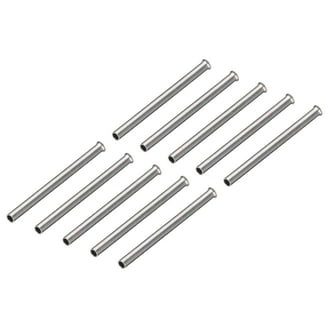 100 Pcs Non Insulated Butt Connectors 22-16AWG Wire Connector BN1.25 For Electrical Wire Crimp Ferrule Terminals