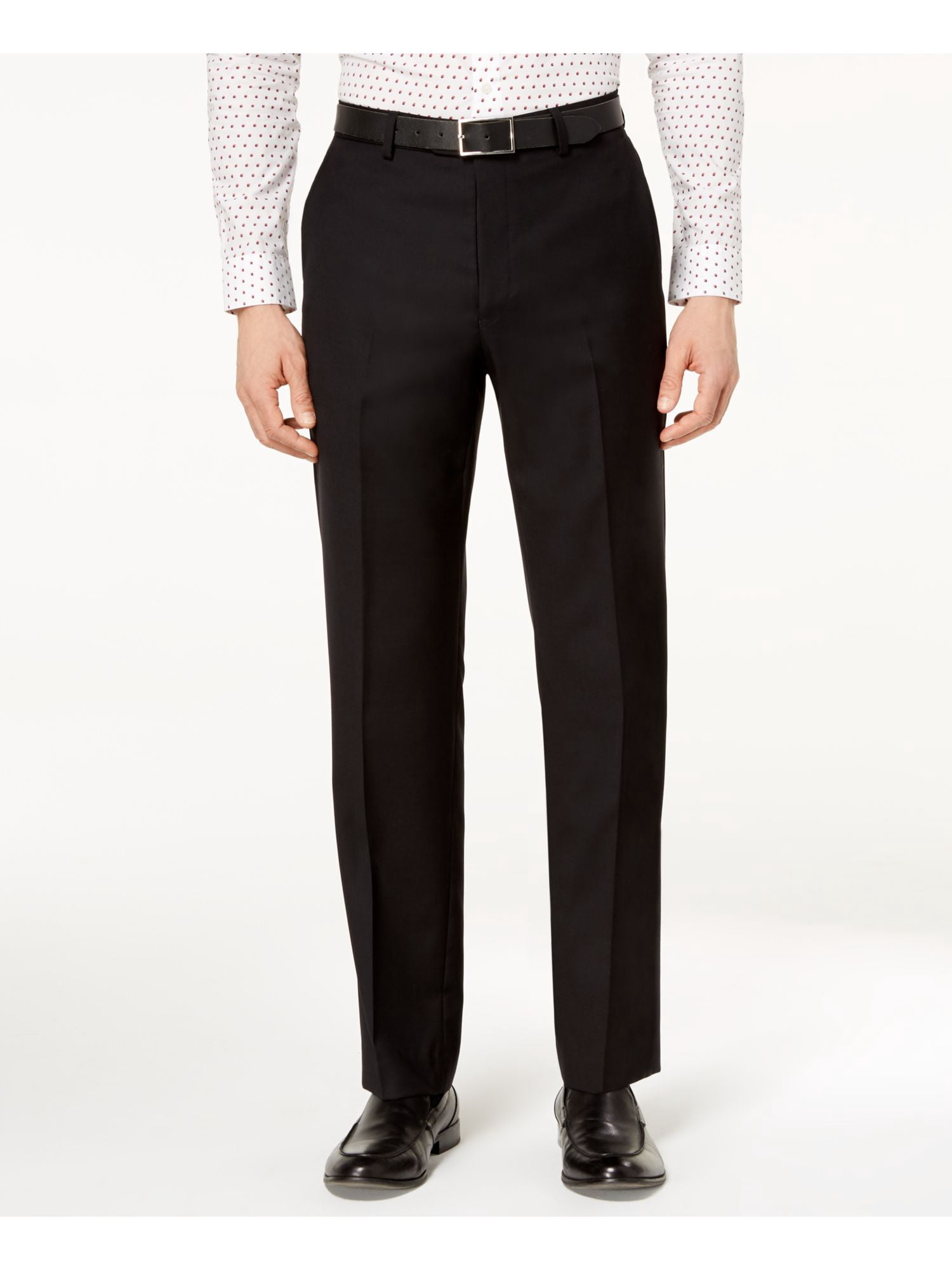 MICHAEL KORS Mens Black Flat Front 