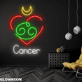 thumbnail image 4 of Glowneon Cancer Neon Sign, Cancer Zodiac Led Light, Horoscope Light, 4 of 5