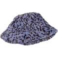 thumbnail image 6 of CoCopeaunts Bucket Hat for Men Leopard Pattern Fisherman Hat for Women Outdoor Warm Keeping Plush Basin Hat in Autumn Winter, 6 of 8